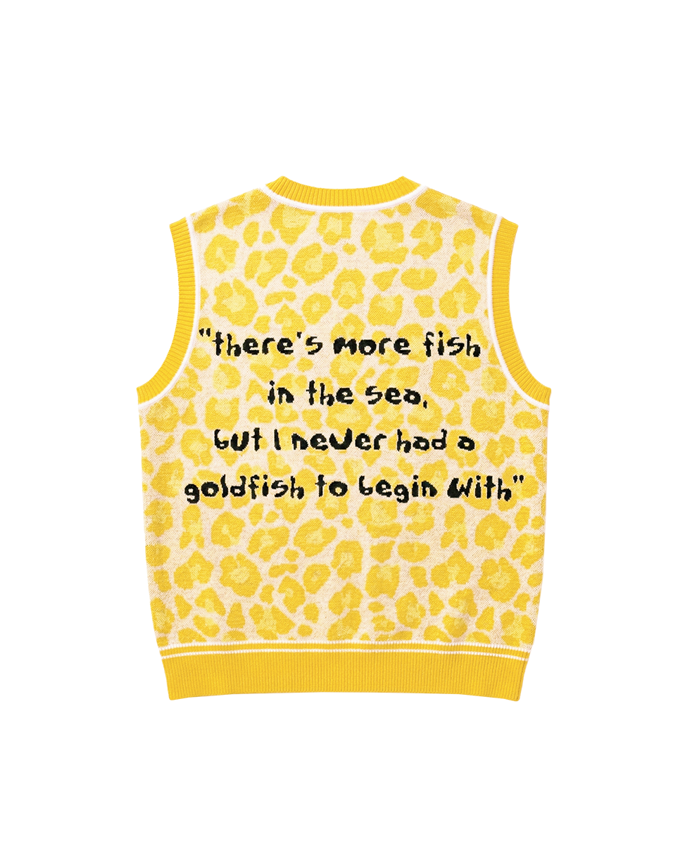 "Leopard" Sweater Vest