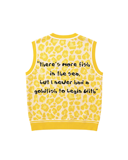 "Leopard" Sweater Vest