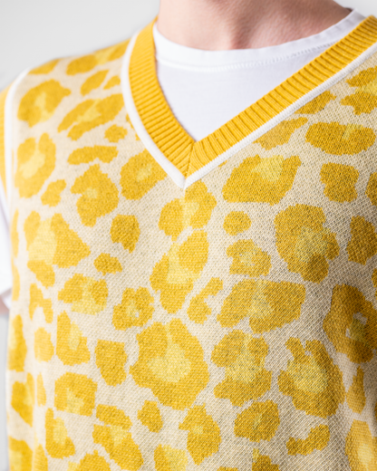 "Leopard" Sweater Vest